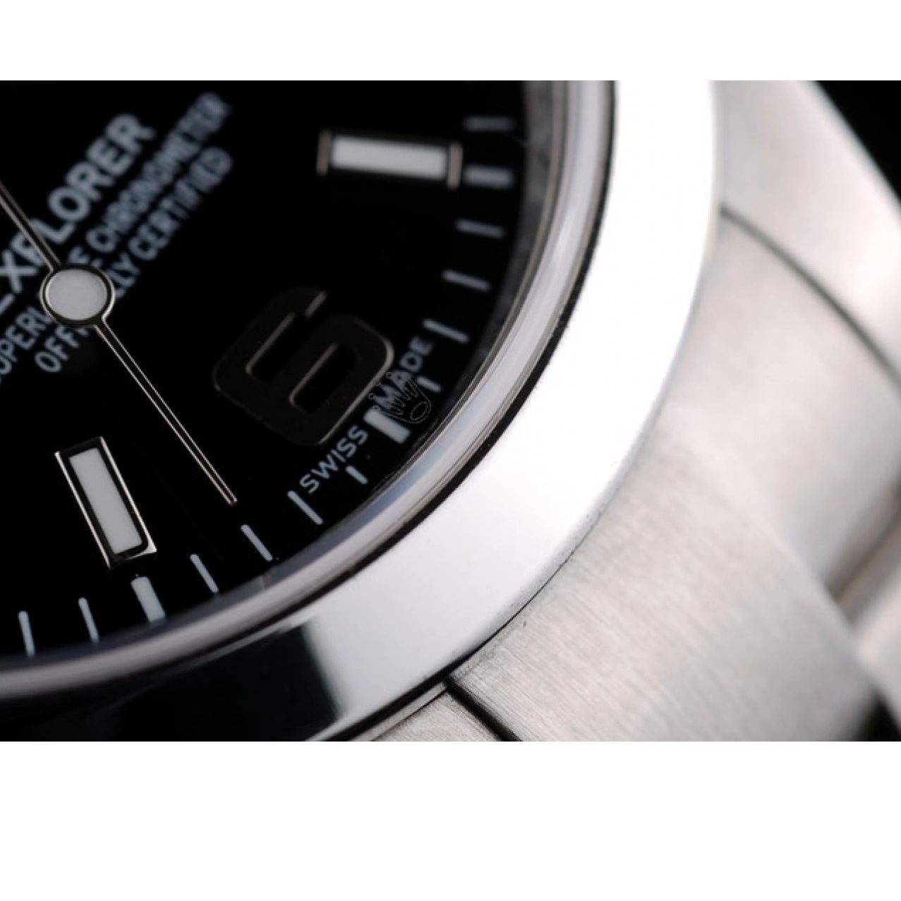 MiroTime 0808 Rolex Explorer Stainless Steel Bezel Black Dial 41984